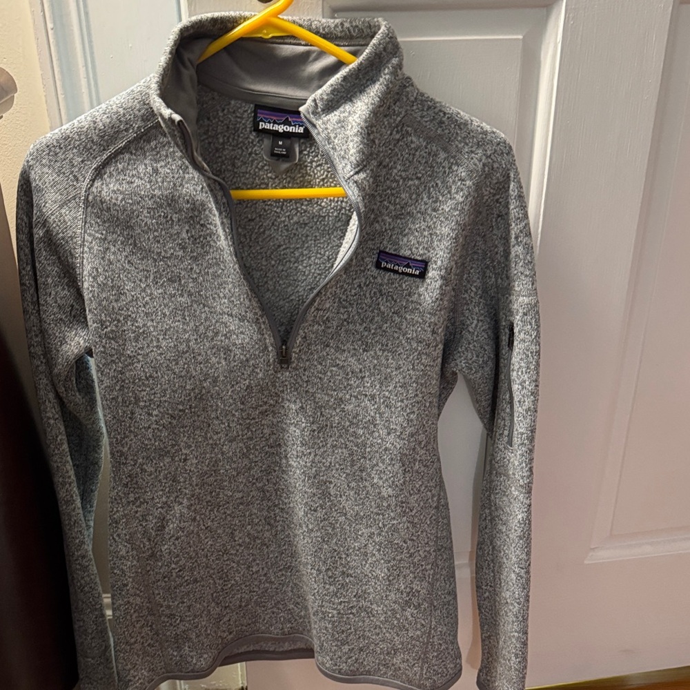 Patagonia Heather Gray Fleece Pullover